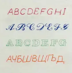 Baby Lock Presto II BLMPR2 4 BUILT-IN ALPHABETS