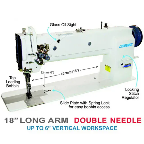 Consew Premier 2339RBLH-18 up to 6'' vertical workspace