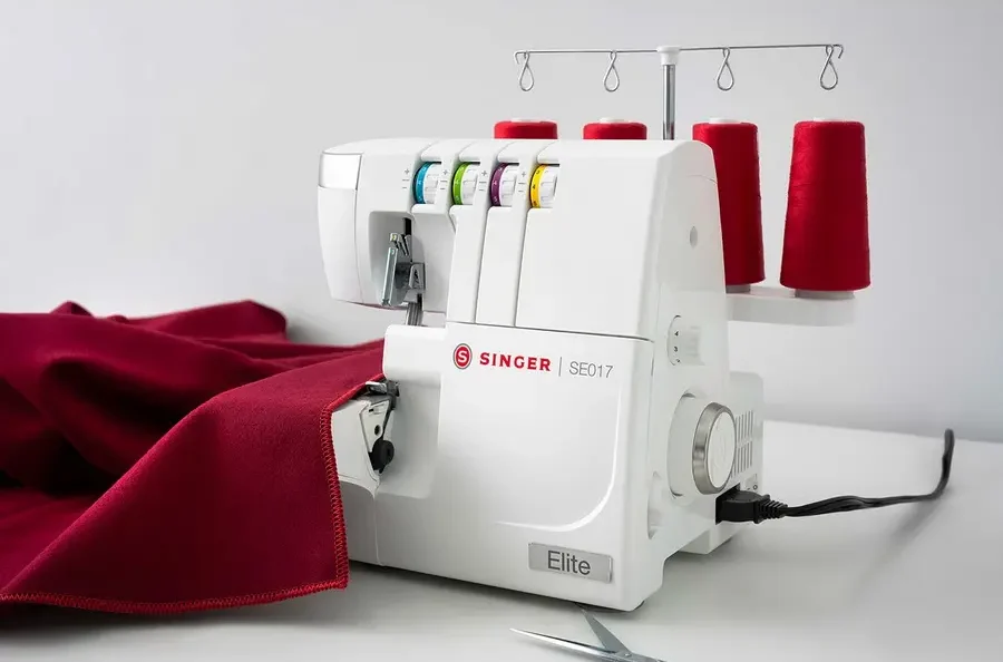 Singer SE017 Elite 4 Thread Serger Machine POWERFUL AND FAST YET DELICATE WITH FABRICS