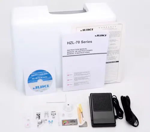 Juki HZL-70HW Sewing Machine box content