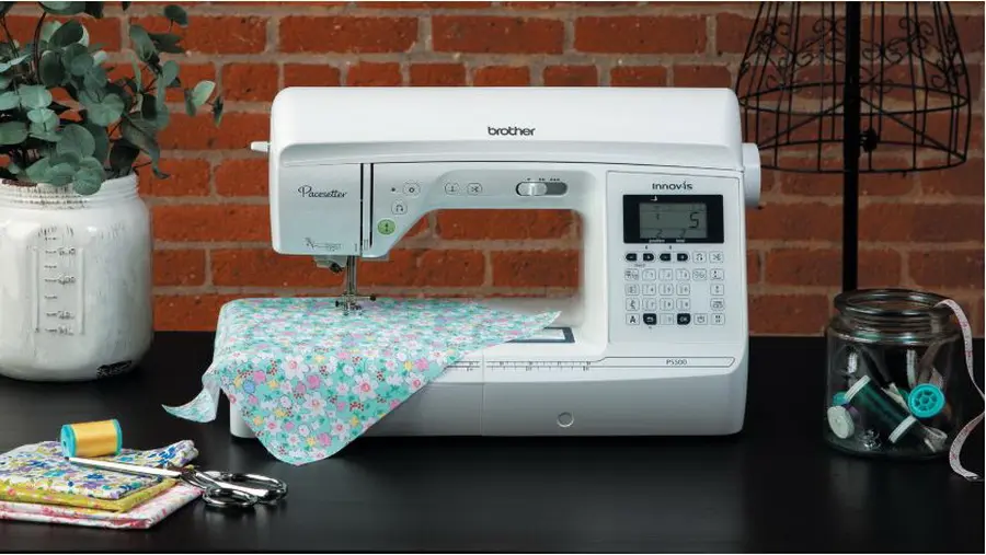 Brother Pacesetter PS500 Sewing Machine at home decor