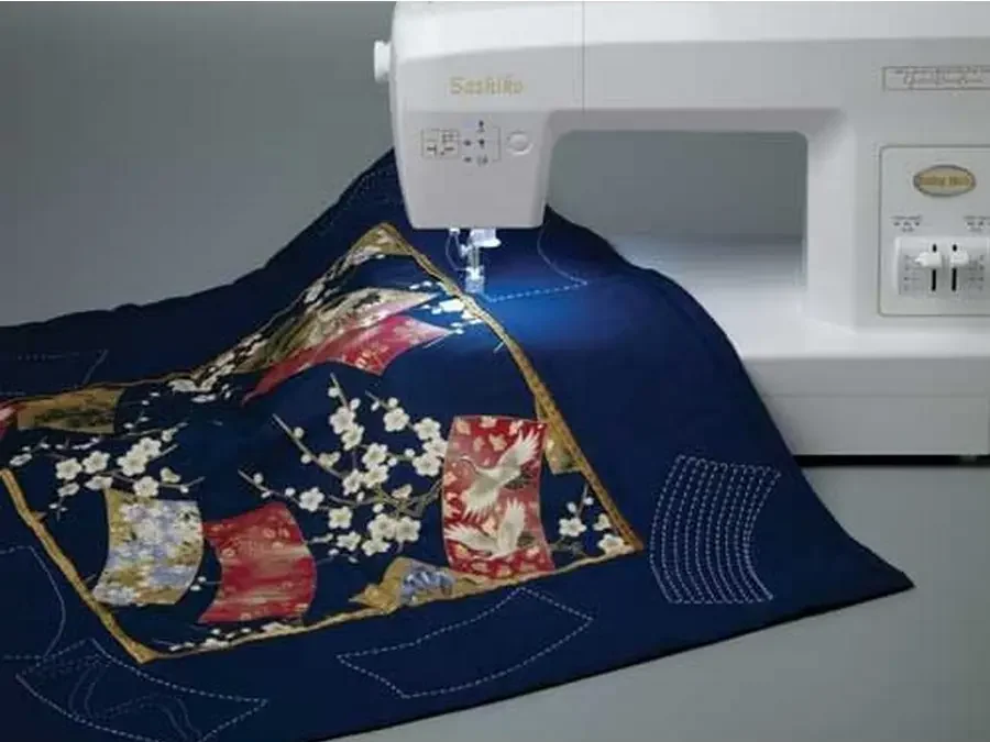 Baby Lock Sashiko 2 Sewing and Quilting Machine working process