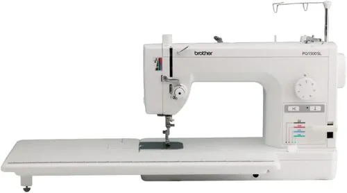 Brother PQ1500SL Sewing and Quilting Machine with extension table, straight-stitch workhorse