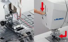 Juki HZL-DX Series Sewing Machine AUTOMATIC NEEDLE THREADER