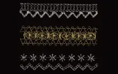 Juki HZL-DX Series Sewing Machine LACE LIKE PATTERNS