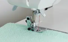 Juki HZL-DX Sewing Machine STITCHING TOWEL FABRICS