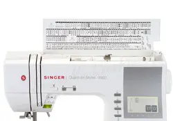Singer Quantum Stylist 9960 Quilter Sewing Machine STITCH REFERENCE CHART
