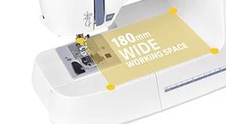 Necchi NC-59QD Sewing Machine WIDE WORKING SPACE