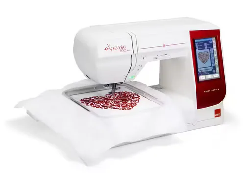 Elna eXpressive 850 Sewing process