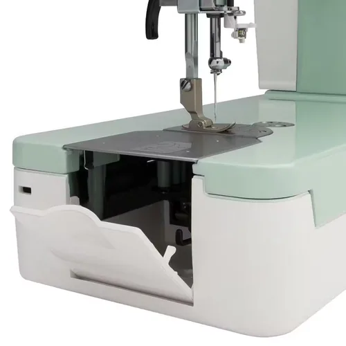 Built-in needle threader