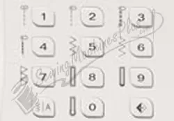 Juki HZL-80HP pattern selection panel