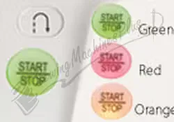 Juki HZL-80HP Sewing Machine start/stop button