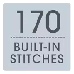 Janome Skyline S5 170 BUILT-IN STITCHES