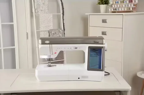 Baby Lock Ballad Quilting and Sewing Machine at home interior