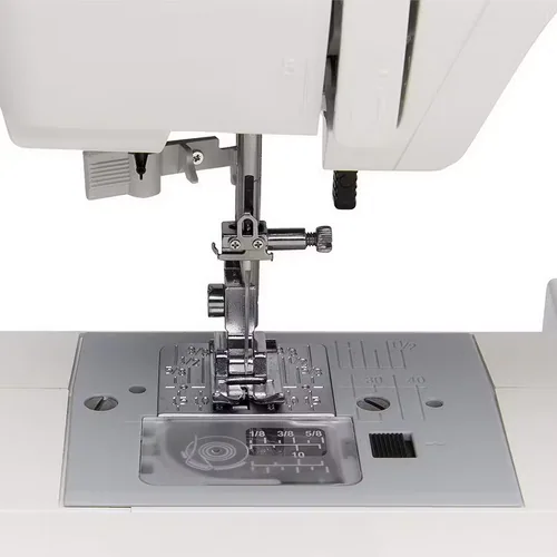Built-in needle threader