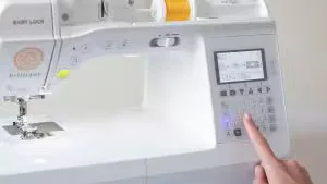 Baby Lock Brilliant PROGRAMMABLE STITCH FUNCTIONS