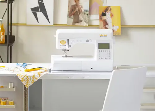 Baby Lock Brilliant Sewing Machine at home interior