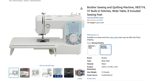 Brother SE700 Sewing Machine check price