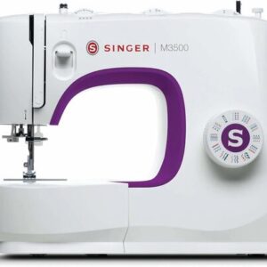 Singer M3500 sewing machine – portable beginner-friendly model with purple accent