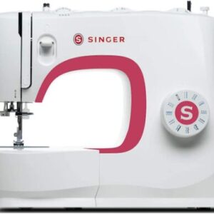 Singer MX231 lightweight portable sewing machine with stitch dial and free arm