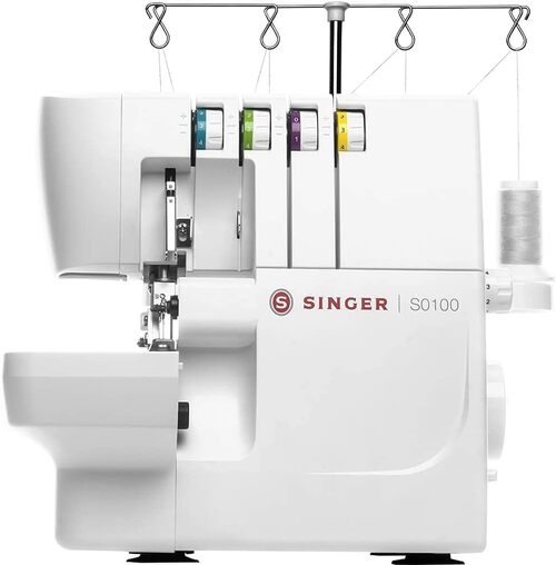 SINGER S0100 serger portable overlock sewing machine with 4-thread stand