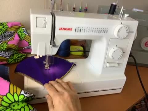 Customer photo showing Janome HD1000 sewing results