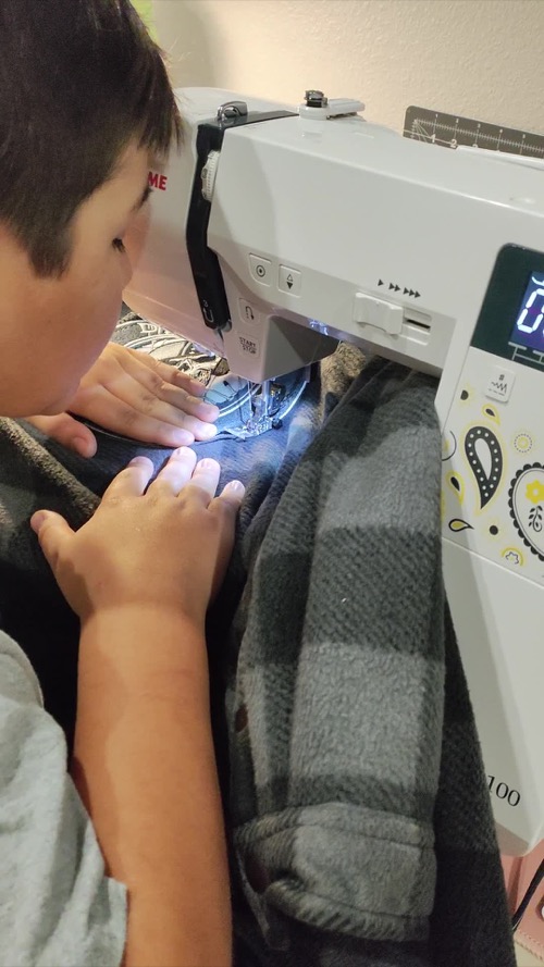 Customer photo of a project sewn on the Janome JW8100