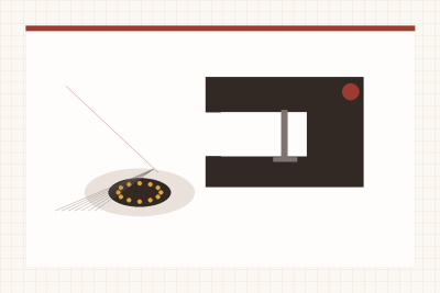 Original editorial illustration for How to Clean a Sewing Machine Without Assuming It Needs Oil