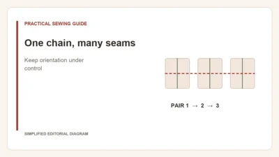 Simplified editorial diagram: One chain, many seams. Keep orientation under control.