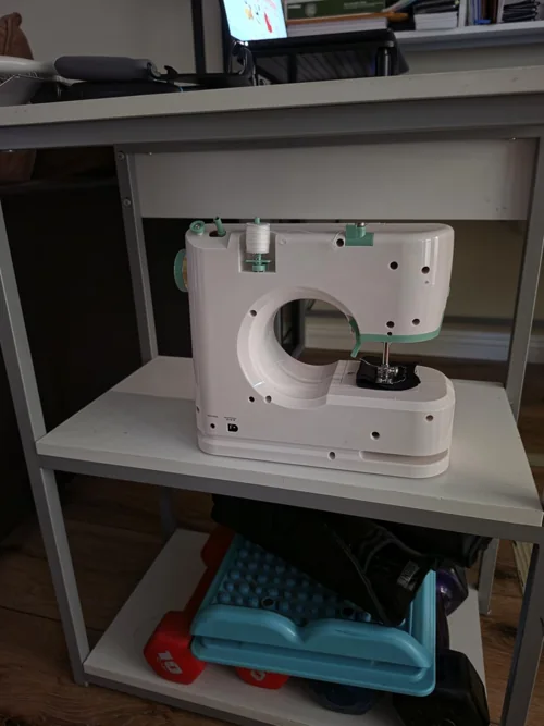 Marvik Forge compact machine on a desk shelf