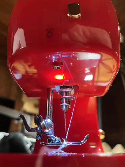 Customer photograph of the Victool sewing machine