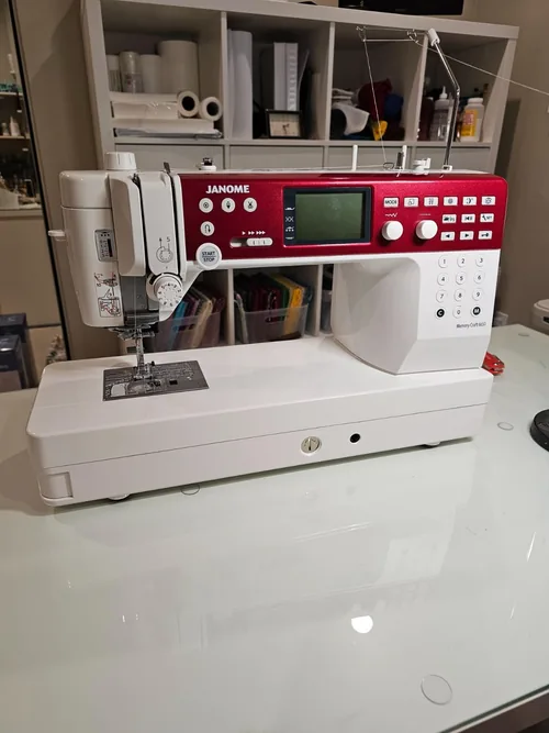 An owner’s Janome MC6650 setup.