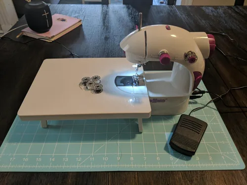The Mighty Mini and support table in an owner’s setup.