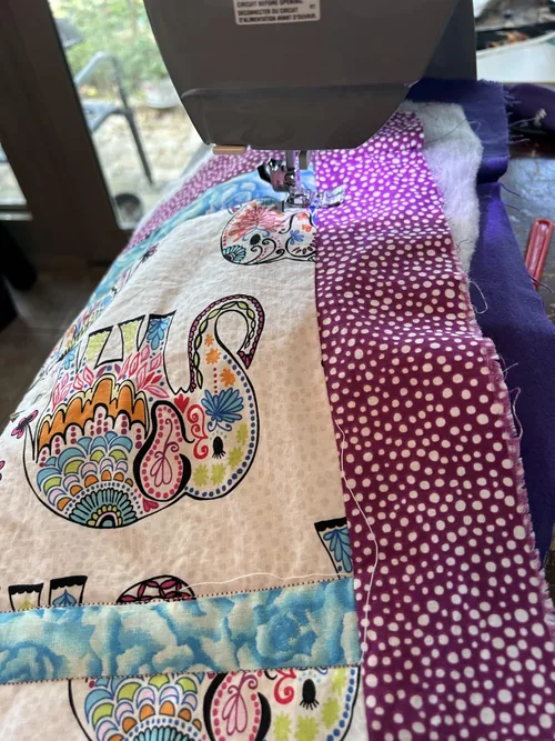 A quilting project shared by a Loft 100 owner.