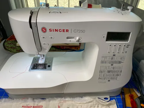 The same owner’s machine and work area.