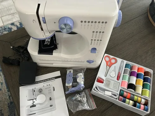 The Ninonly 16-stitch machine and accessories photographed by an owner.