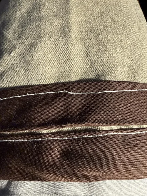 A separate owner’s seam sample accompanying a more positive account.